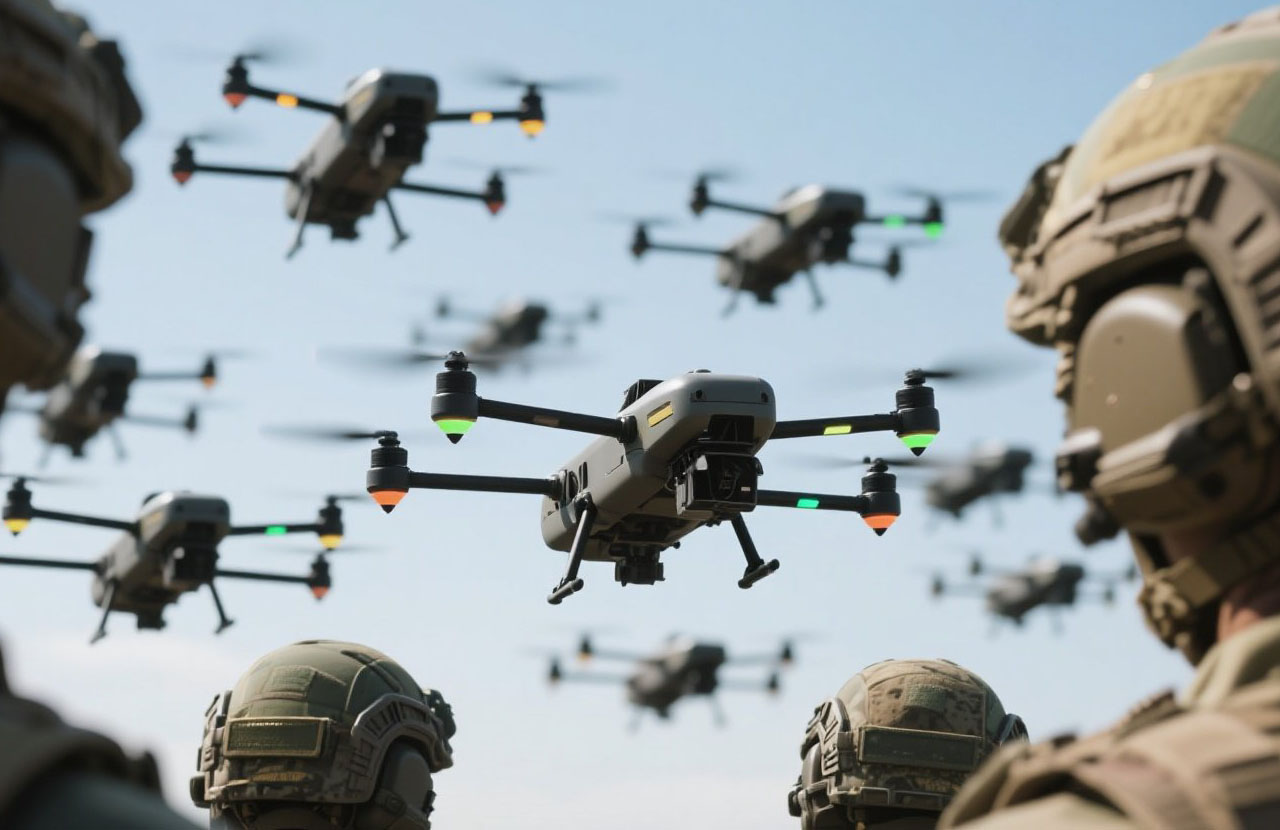 軍用集群無人機|未來戰爭的空中力量